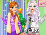 free online games - Princesses XMas Tree Fashion