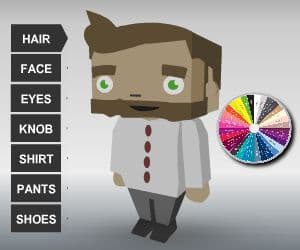 free online games - Coloring Bloxy Boy