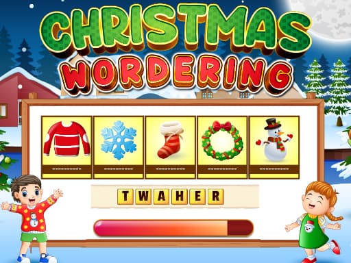 free online games - Xmas Wordering