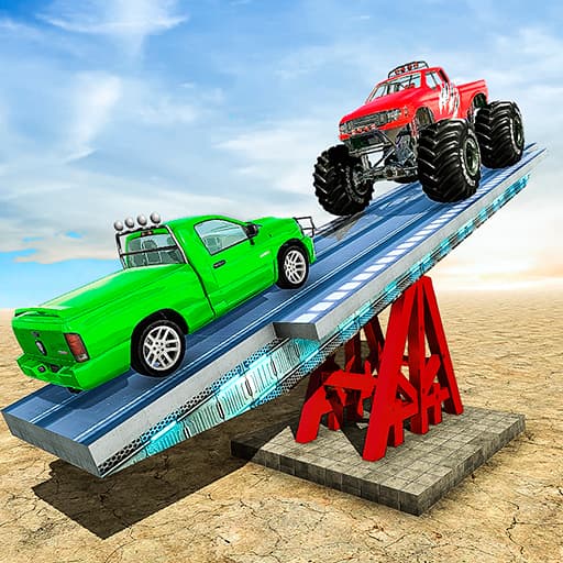 free online games - SeeSaw Ramp Car Balance Driving Challenge