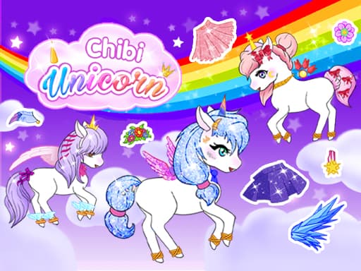 free online games - Chibi Unicorn Games for Girls