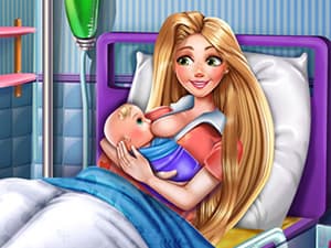 free online games - Goldie Princess Mommy Birth