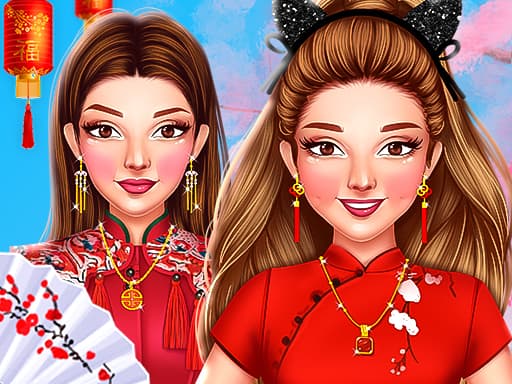 free online games - Celebrity Chinese New Year Look