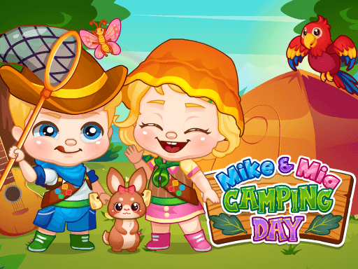free online games - Mike And Mia Camping Day