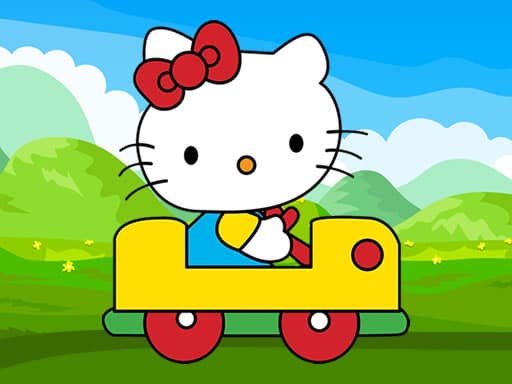 free online games - Cute Kitty Car Jigsaw