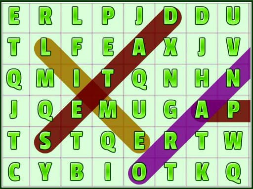 free online games - Word Search Fruits
