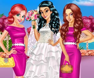 free online games - Princesses Wedding Prep