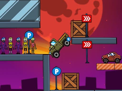free online games - Cars vs Zombies