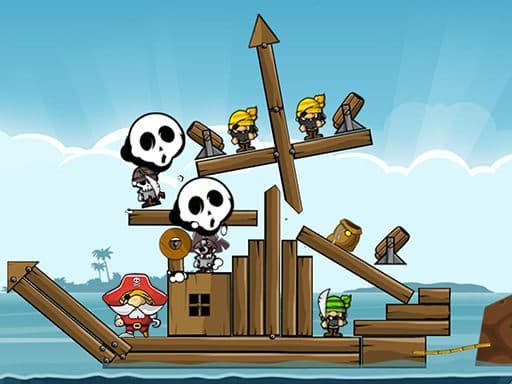 free online games - Siege Hero Pirate Pillage