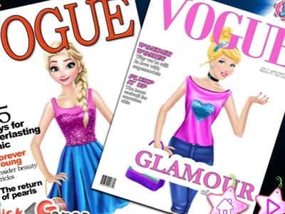 free online games - Princesses On Vogue Cover
