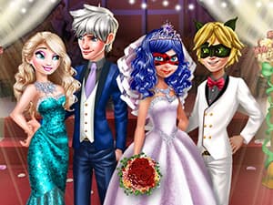 free online games - Ladybug Wedding Royal Guests