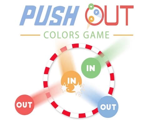 free online games - Push Out Colors Game