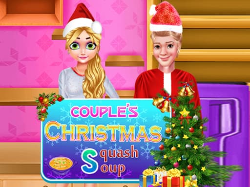 free online games - Couple Christmas Squash Soup