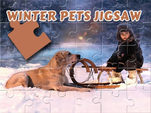 free online games - Winter Pets Puzzle