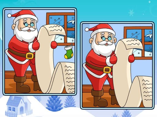 free online games - Christmas Spot the Difference