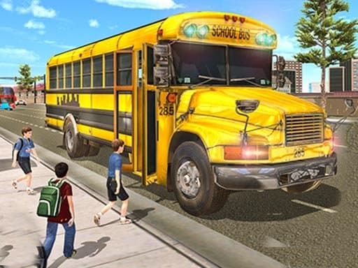 free online games - City School Bus Driving