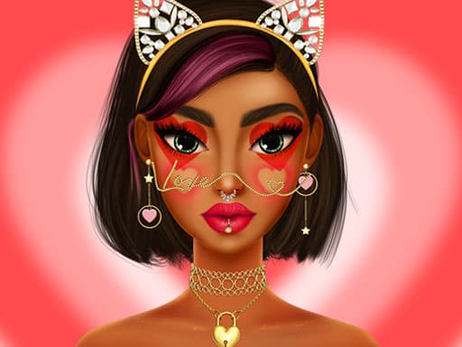 free online dressup games - Valentines Makeup Trends