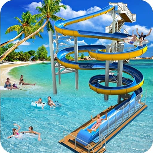 free online games - Water Slide Rush Racing Game