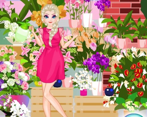 free online games - ICE QUEEN FLOWERS FESTIVAL