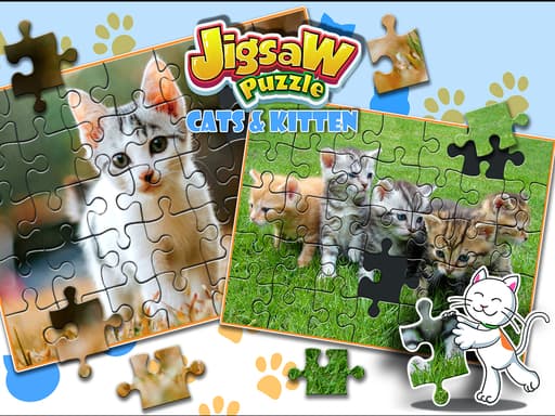 free online games - Jigsaw Puzzle Cats  Kitten