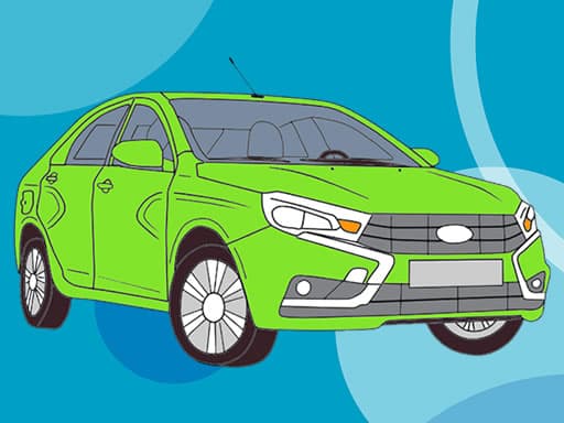 free online games - Russian Cars Coloring Book