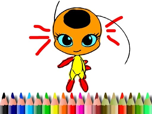 free online games - BTS Dotted Girl Coloring