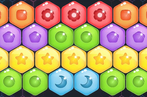 free online games - Sweet Candy Hexa Puzzle