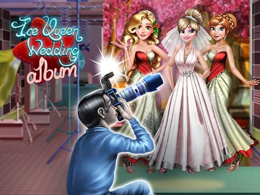 free online games - Ice Queen Wedding Album