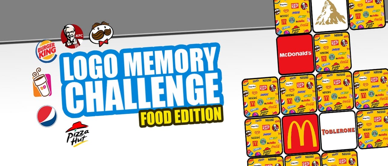 free online games - Logo Memory Food Edition