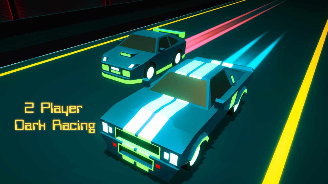 free online games - 2 Player Dark Racing