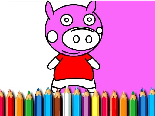 free online games - BTS Pig Coloring Book