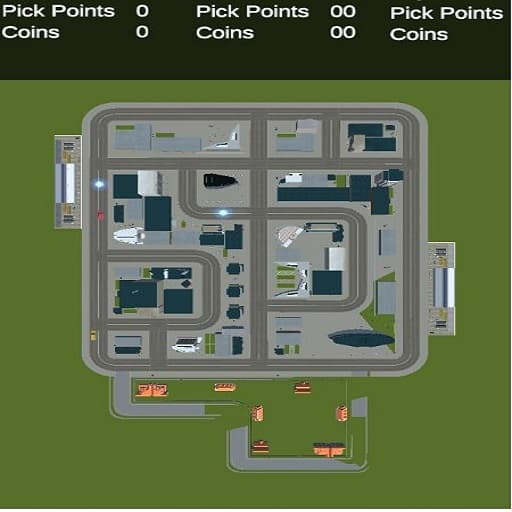 free online games - Top Down Taxi Car Game