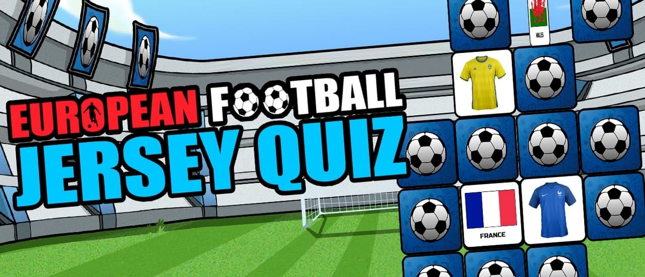 free online games - European Football Jersey Quiz