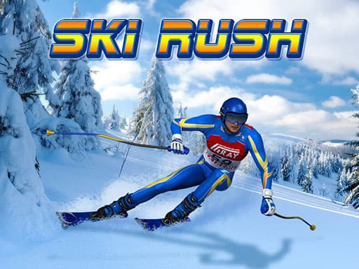 free online games - Ski Rush Game