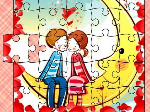 free online games - Loving Couple Jigsaw