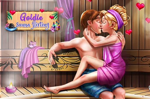 free online games - Goldie Sauna Flirting
