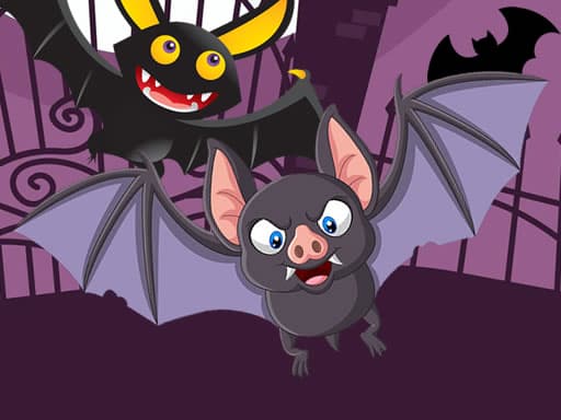 free online games - Scary Midnight Hidden Bats