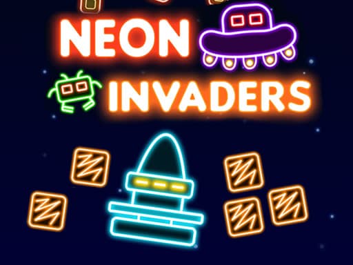 free online games - Neon Invaders