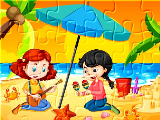 free online games - Beach Jigsaw