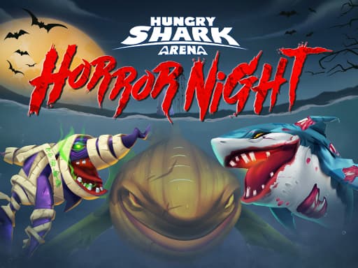 free online games - Hungry Shark Arena Horror Night