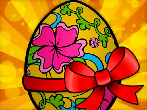 free online games - Handmade Easter Eggs Coloring Book