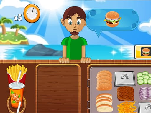 free online games - Beach Burger