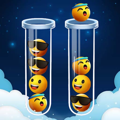 free online games - Emoji Color Sort Puzzle