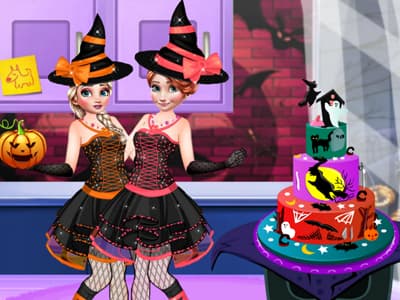 free online games - Halloween Party Cake
