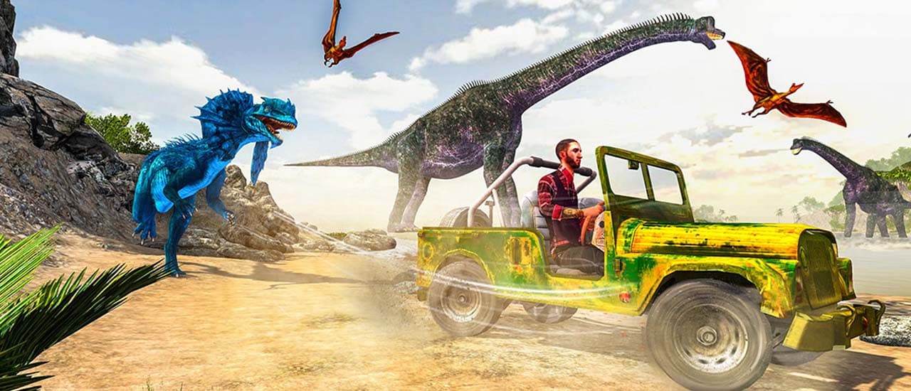 free online games - DEADLY Dinosaur Hunter Shooter