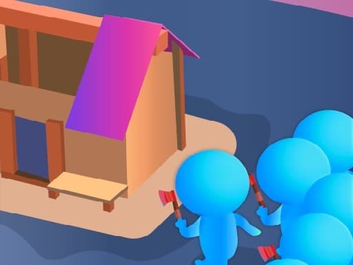 free online games - Crowd Lumberjack