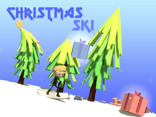 free online games - Christmas Ski