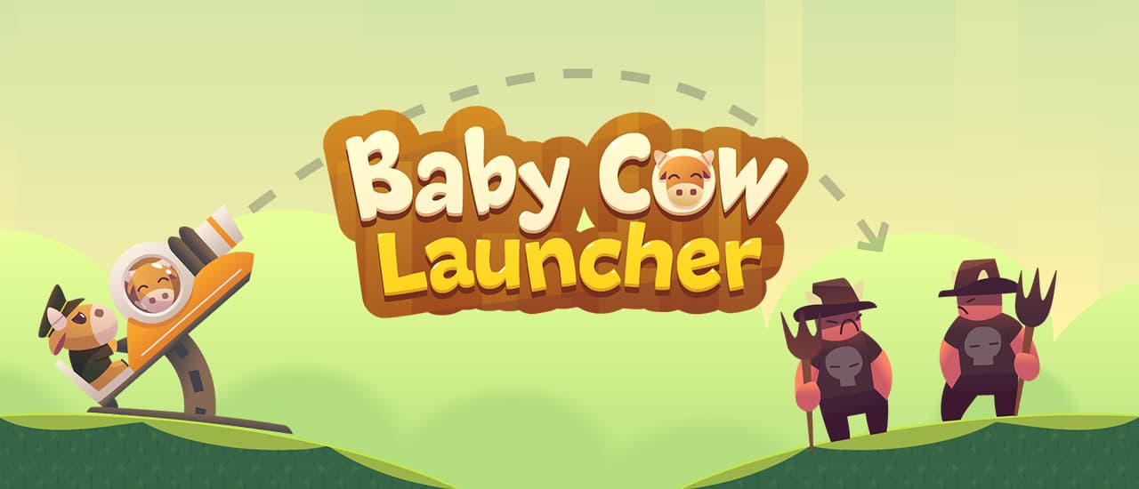 free online games - Baby Cow Launcher
