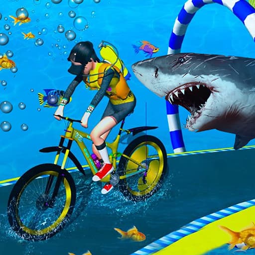 free online games - Under Water Bicycle Racing
