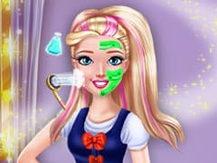 free online games - College Princess Spa Makeup H5